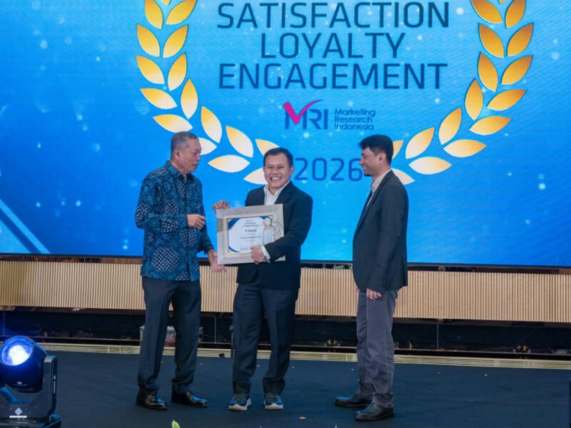 Bank Jakarta meraih penghargaan sebagai Golden Champion in Satisfaction, Loyalty, & Engagement pada ajang 8th Infobank Satisfaction, Loyalty, and Engagement 2026. (Foto: Istimewa)