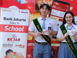Program KEJAR DKI Jakarta 2026 bersama Bank Jakarta dan OJK disambut antusias siswa SMAN 28 Jakarta. (Foto: Istimewa)