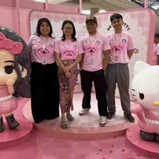 Suasana grand opening pop-up store, Hello Kitty X Jisoo di Jakarta. (Foto: Istimewa)