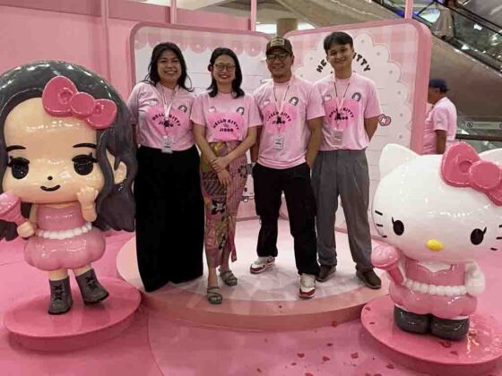 Suasana grand opening pop-up store, Hello Kitty X Jisoo di Jakarta. (Foto: Istimewa)