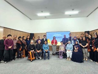 Suasana perilisan album Original Cast of Keumalahayati The Musical. (Foto: Istimewa)