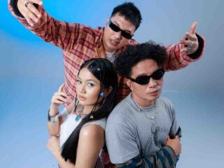Tiga musisi Indonesia, Roni Joni, Rycko Ria, dan Naomi Ivo. (Foto: Istimewa)