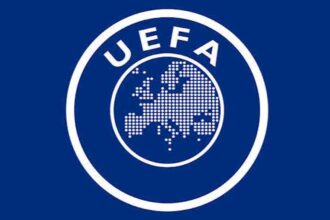 Logo Organisasi sepak bola negara-negara Eropa UEFA. (Foto: Istimewa)