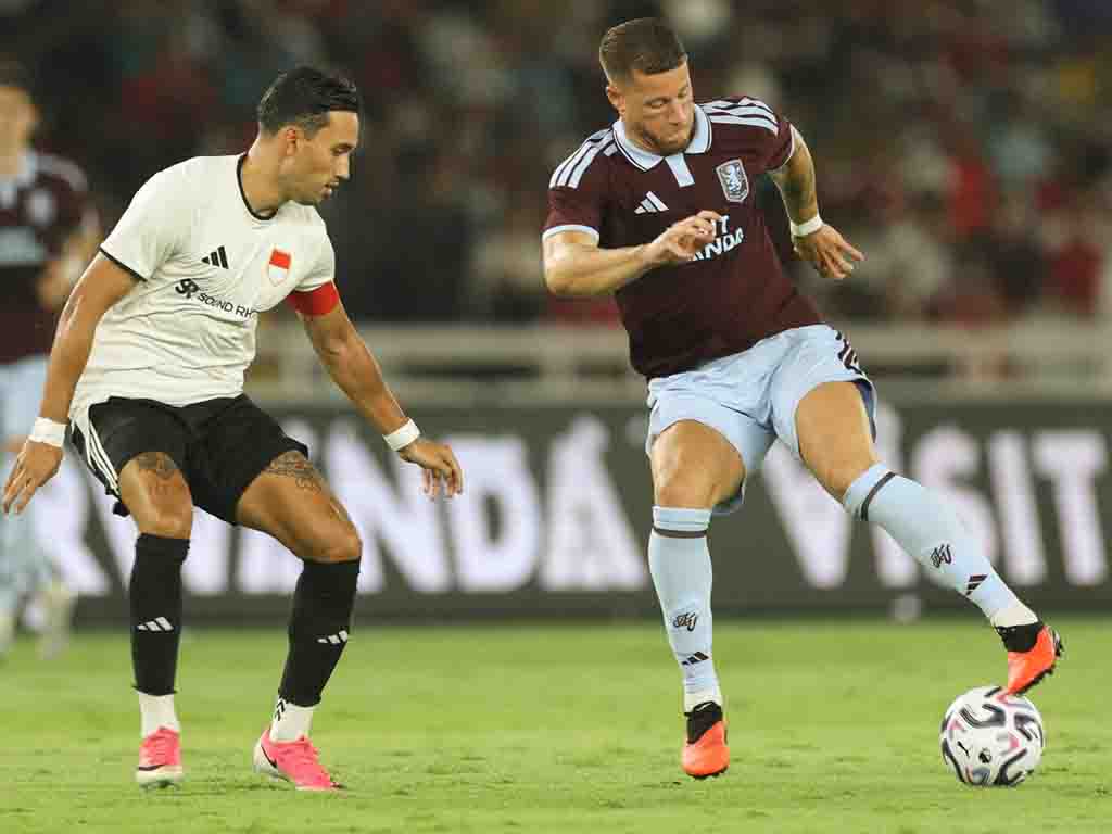 Dokumentasi laga Aston Villa Vs Indonesia All Stars. (Foto: Instagram/astonvilla)