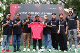 Suasana seremonial kick off kerja sama Bank Jakarta dengan Persija Jakarta. (Foto: Istimewa)