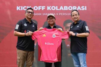 Suasana seremonial kick off kerja sama Bank Jakarta dengan Persija Jakarta. (Foto: Istimewa)