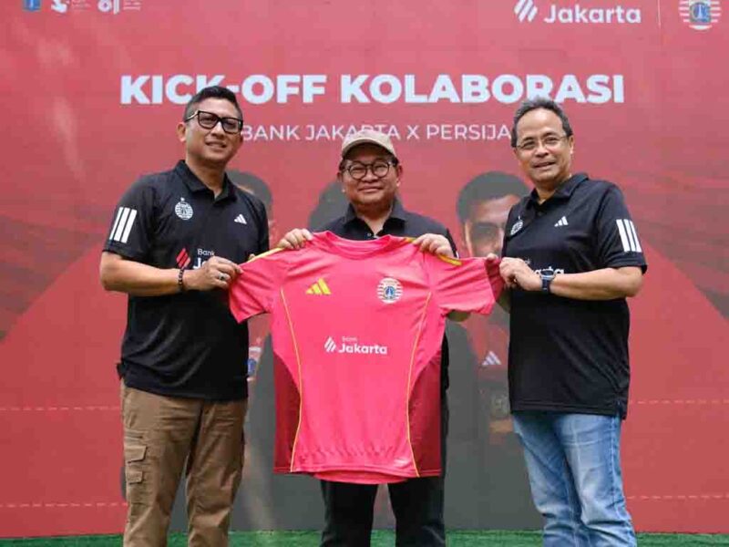 Suasana seremonial kick off kerja sama Bank Jakarta dengan Persija Jakarta. (Foto: Istimewa)