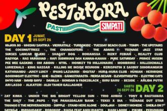 Poster line up Pestapora 2026. (Foto: Istimewa)