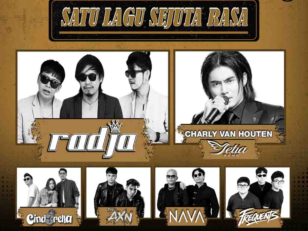 Poster konser Radja. (Foto: Istimewa)