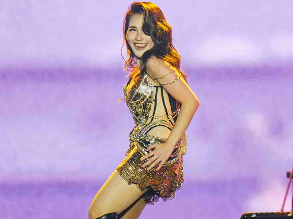 Dokumentasi aksi panggung Ayu Ting Ting di Synchronize Fest 2026. (Foto: Istimewa)
