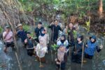 Dokumentasi aksi penanaman 100 bibit mangrove di Ekowisata Mangrove PIK. (Foto: Istimewa)
